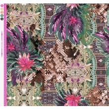 cotton estampado algodao 92% elastano 8% largura 1,80 redimento 2,00