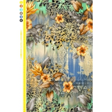 cotton estampado algodao 92% elastano 8% largura 1,80 redimento 2,00